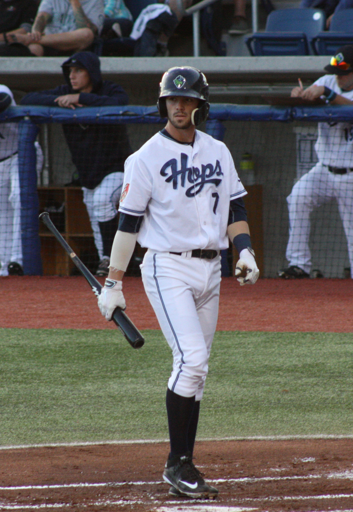 Dansby Swanson of the Hillsboro Hops, September 8, 2015.