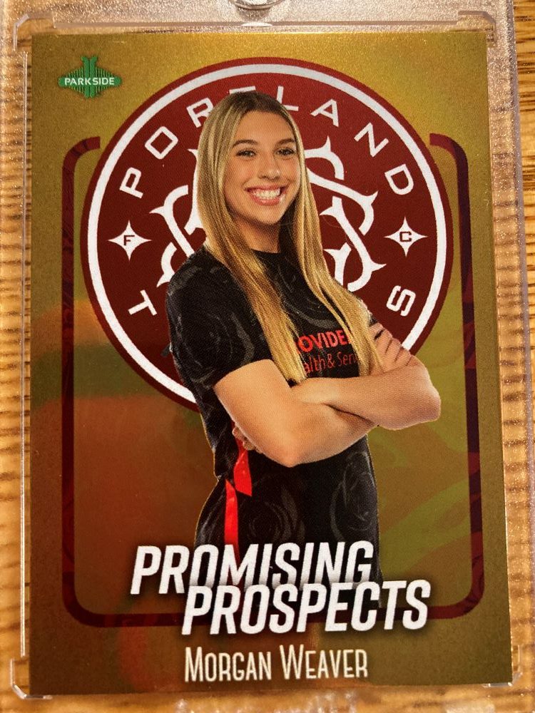 2020 Parkside NWSL Promising Prospects Card of Morgan Weaver